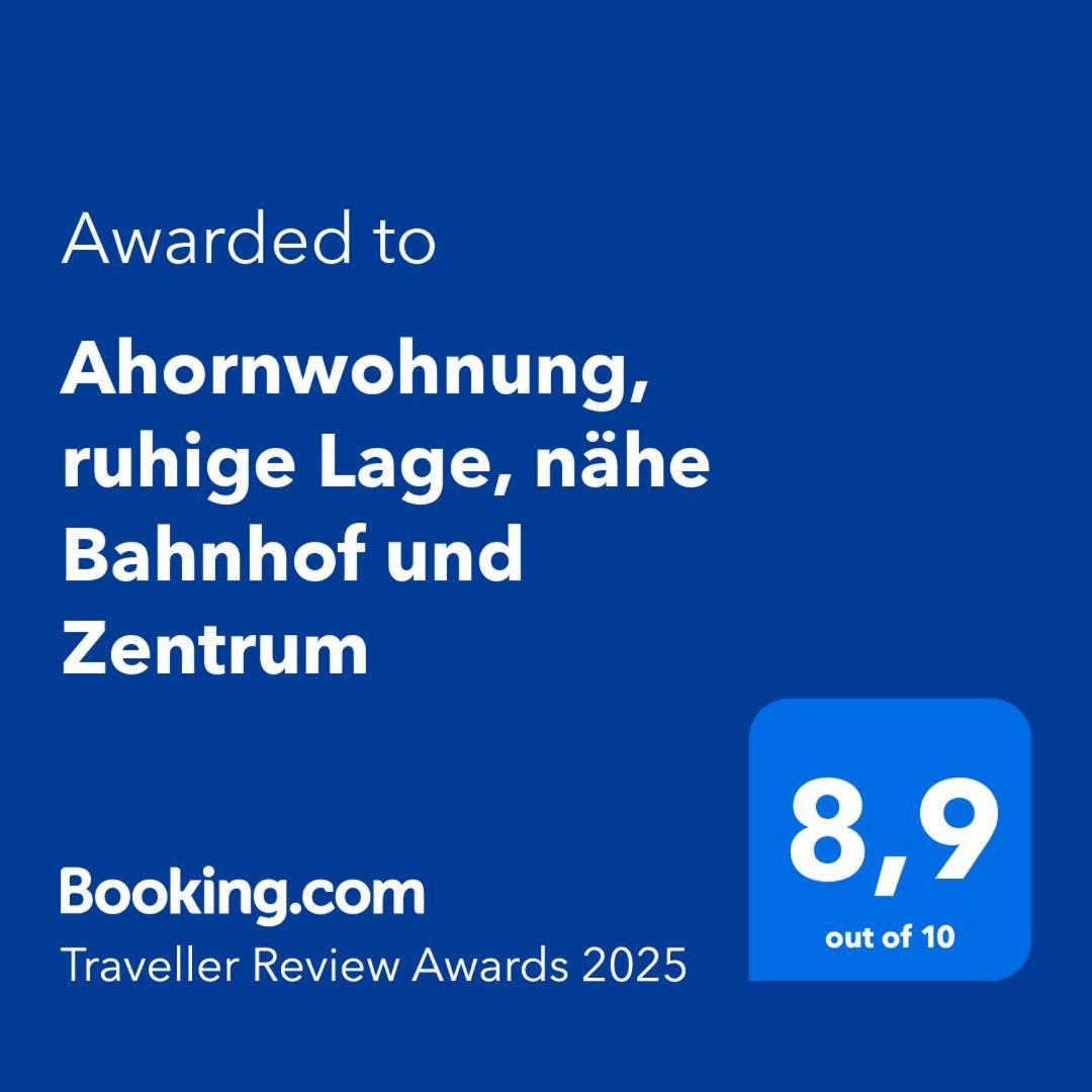 Ahornwohnung, Ruhige Lage, Naehe Bahnhof Und Zentrum 布克斯 外观 照片